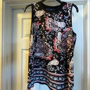 Black and pink tank top